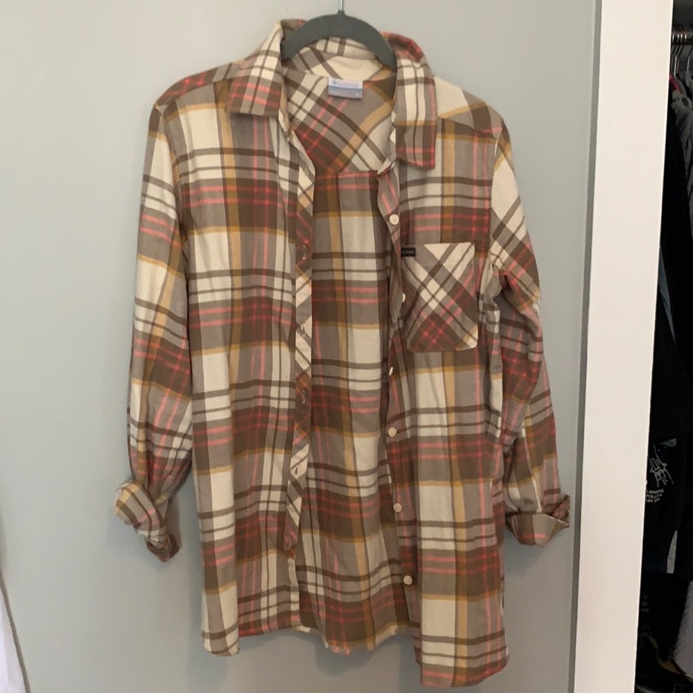 Columbia button up flease